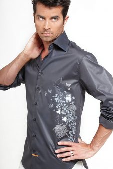 chemise imprimée Fleurs